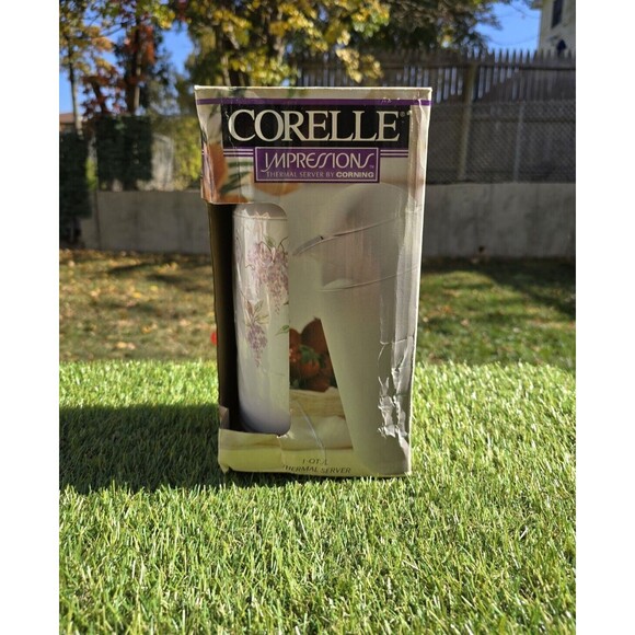 Corning Other - Corning Corelle Impressions WISTERIA Thermal Carafe NEW New In Box Super Rare